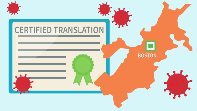 Boston certified translation services during corona